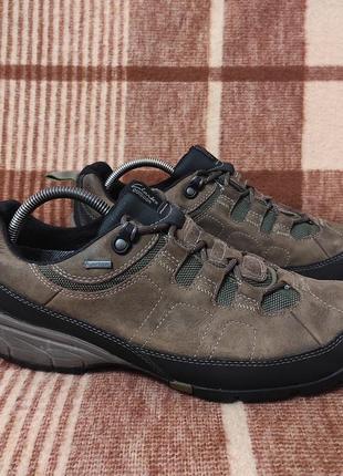 Оригинальные кожаные кроссовки трекинговые clarks gore-tex