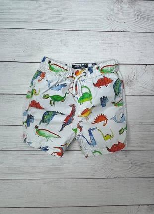 Стильні шорти с динозаврами від next, для хлопчика 1,5-2 роки.