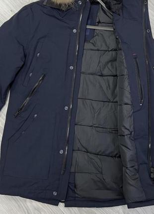 Зимова тепла парка з натуральним хутром до 165 см