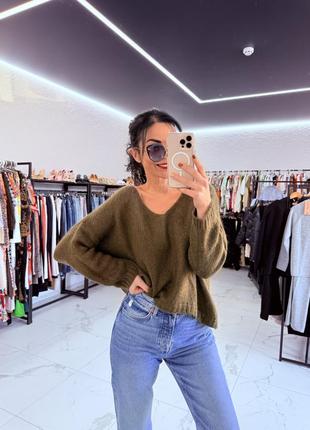 Мохерова кофточка вільного крою італія можна на с/м і на м/л ціна 550 грн