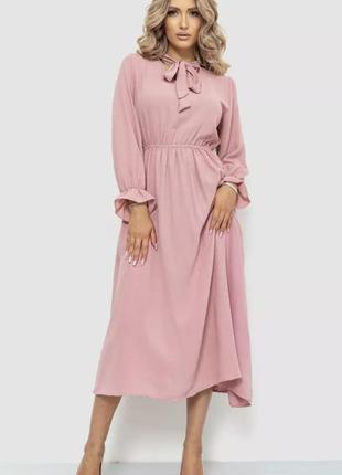 Ошатне плаття, колір пудровий, 204r601