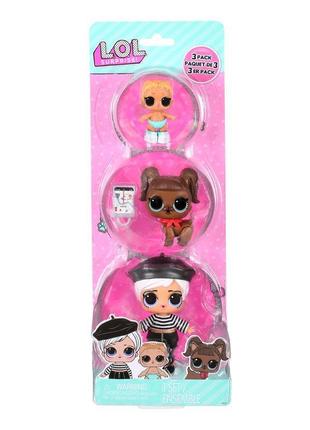 Игровой набор lol surprise opp tot and pet and lil sis битник бейби и дарлинг догги (987888)