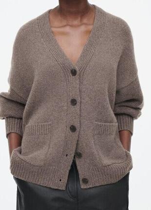 Кофта кардиган white label  55% merino wool