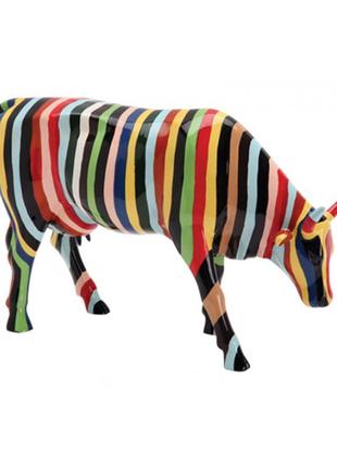 Колекційна статуетка cow parade корова striped, size l