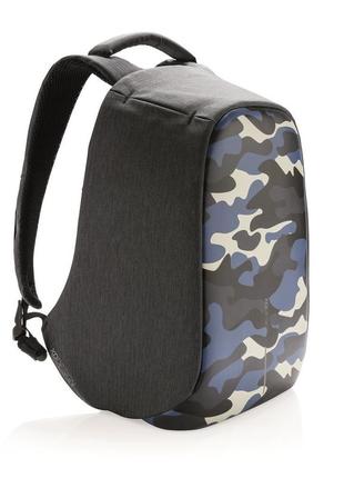 Рюкзак антизлодій міський xd design bobby compact 14", camouflage blue (p705.655)