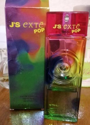 Туалетна вода exte j`s exte pop