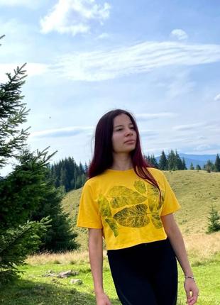 Футболка топ вкорочений топ кроп-топ хендмейд handmade