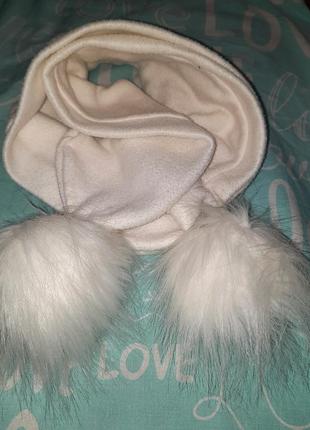 Зимний шарфик на девочку