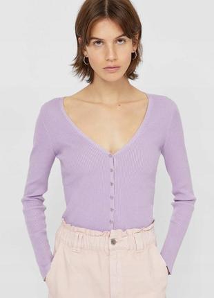 Кардиган короткий приталений stradivarius