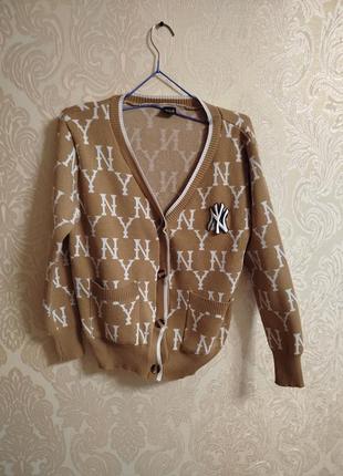 Кардиган в стиле луи витона, lv, louise vitton