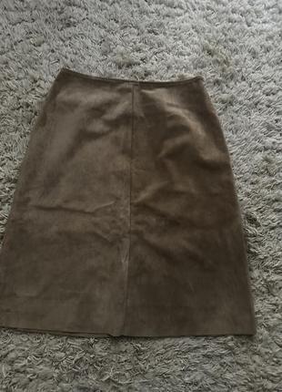 Натуральна замша спідниця boden