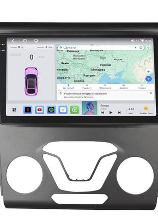 Магнитола lesko для ford fusion (north america) ii 2012-2016г 9" 4/64 qled carplay 4g wi-fi gps 360 prime