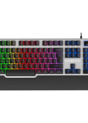 Клавіатура gamepro gk599 stinger usb grey (gk599)>> задайте питання щодо товару в чаті prom або viber
