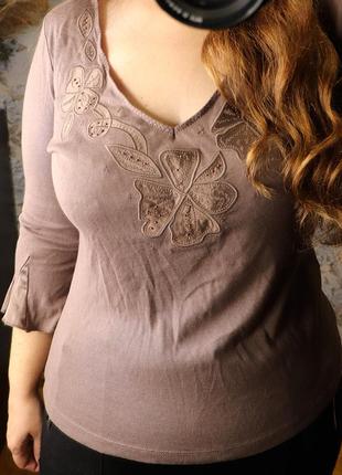 Новая блуза, хлопок, размер 50