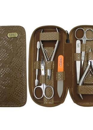 Манікюрний набір spl 77601at оливкова змія