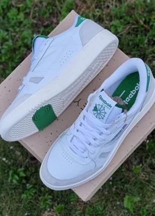 Шкіряні білі чоловічі кеди  reebok lt court 44-45 розмір4 фото
