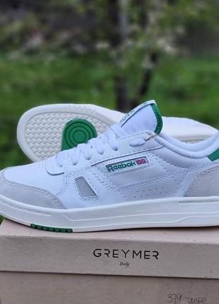 Шкіряні білі чоловічі кеди  reebok lt court 44-45 розмір3 фото