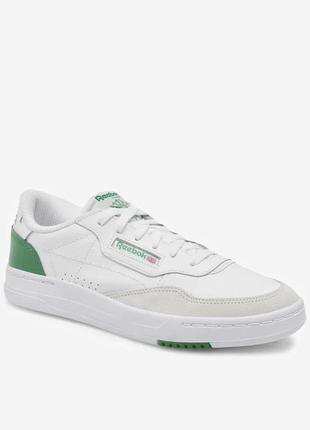 Шкіряні білі чоловічі кеди  reebok lt court 44-45 розмір