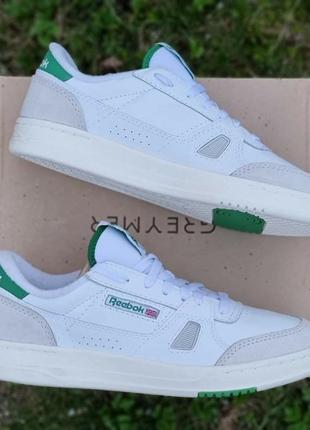 Шкіряні білі чоловічі кеди  reebok lt court 44-45 розмір5 фото