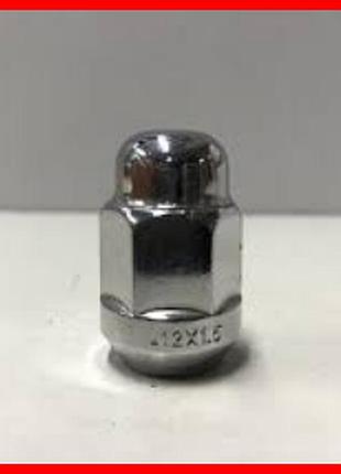 Гайка колесная конус м12х1,25х35 ключ 19 с закругленной головкой