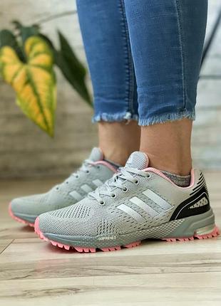 Sale! кроссовки женские adidas marathon tn серые