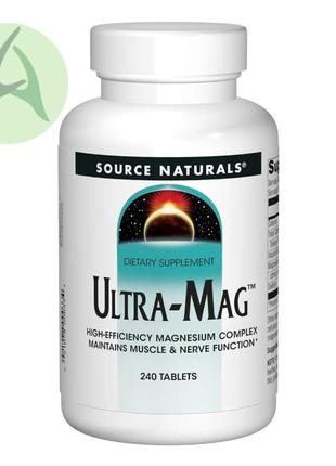 Source naturals, ultra-mag, комплекс із магнієм, 240 таблеток
