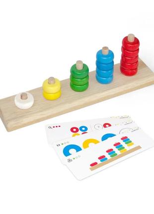 Дитяча розвиваюча гра "пірамідка-лічилочка" igroteco 900439