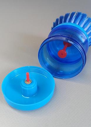 Кухонная щетка для мытья посуды с дозатором шч