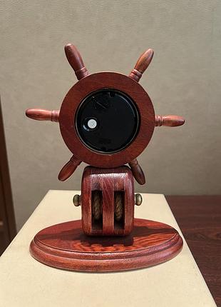Настольные часы «штурвал»