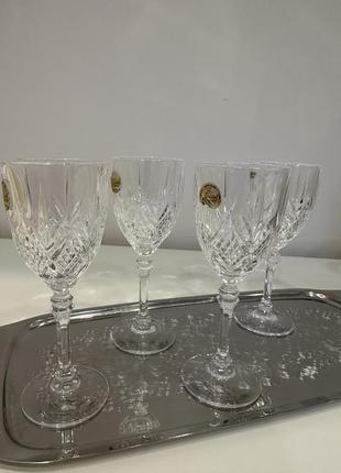 Хрустальные рюмки, cristal d'arques франция. винтаж