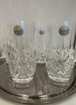 Кришталеві склянки, cristal d'arques франція. вінтаж