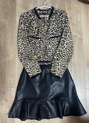 Комплект блузка zara и юбка