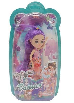 Детская игрушечная кукла "baobier" jj8572-20(violet) 15 см, шарнирная