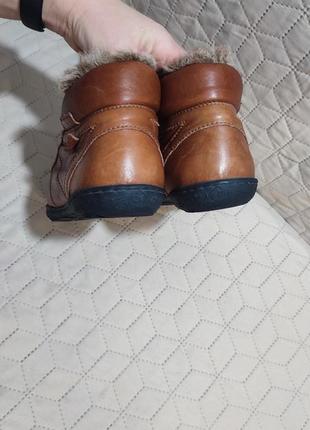 Зимние кожаные ботинки palladium, 39 р., 25,5 см7 фото
