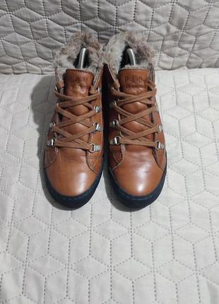 Зимние кожаные ботинки palladium, 39 р., 25,5 см3 фото