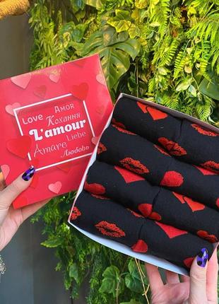 Бокс жіночих шкарпеток 36-41 р на 8 пар у подарунковій коробці|вигідна ціна|