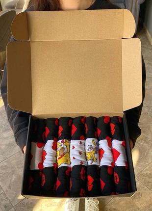 Великий бокс жіночих шкарпеток на 21 пару 36-41 р|вигідна ціна|