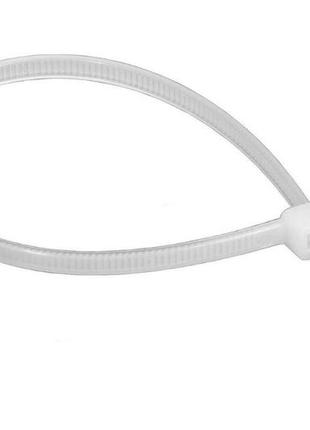 Хомут пластиковий apro — 9 х 650 мм білий (30 шт.)