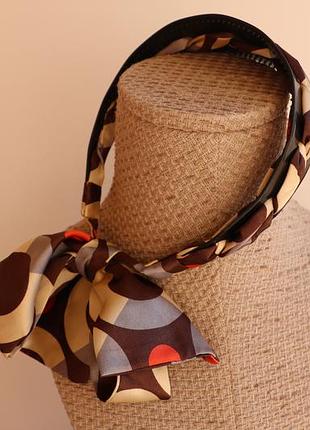 Обруч с бантом, который завязывается сзади, новый