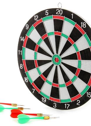 Мішень для гри в дартс з пресованого паперу dart board 36 см