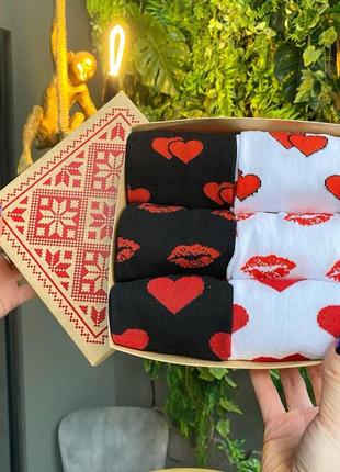 Бокс жіночих подарункових шкарпеток 36-41 на 6 пар|вигідна ціна|