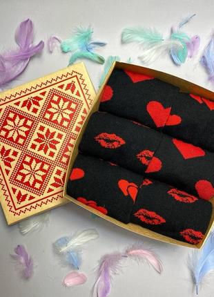 Бокс жіночих подарункових шкарпеток 36-41 на 6 пар|вигідна ціна|