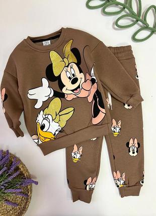 Детский костюм на флисе с микки маусом