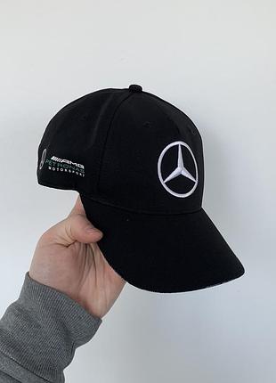 Mercedes benz amg petronas cap мужская кепка мерседес черная бейсболка авто f1 формула 1 гоночная
