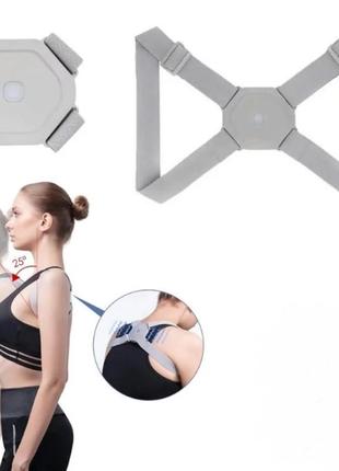 Корректор осанки с вибрацией корсет для спины, позвоночника smart sensor corrector (5744)