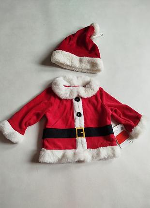 Новогодний костюм малышу 62 размер. санта клаус, дел мороз.