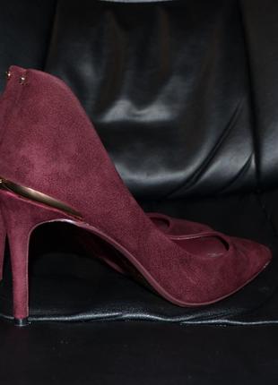 Туфли ted baker brown ultra high shoes size 383 фото