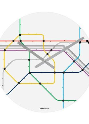 Настінні годинники "метро" ø40 см