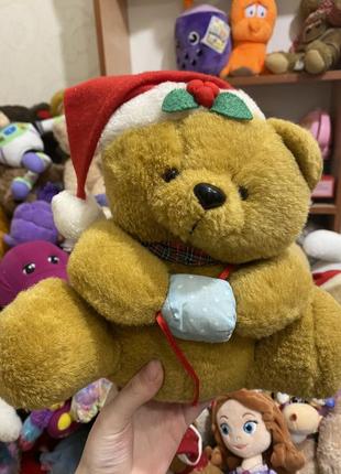 Винтажный новогодний мишка