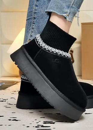 Новинка ugg зима зі шкарпеткою